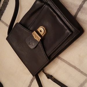 Patricia Nash leather crossbody/shoulder/wristlet.